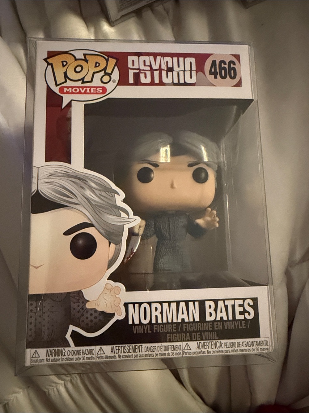 Funko Pop! Norman Bates Vinyl Figure - Gray and Silver